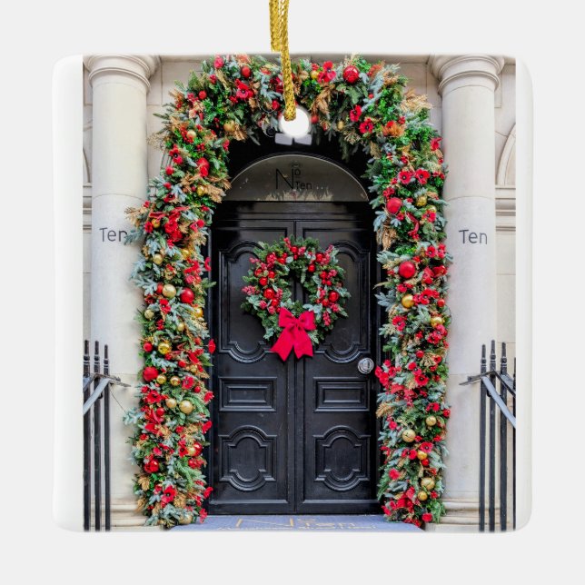 Adorno De Cerámica Doors of London: A Festive Christmas (Anverso)