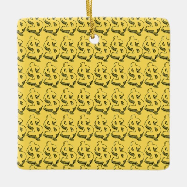 Adorno De Cerámica dorado (Anverso)