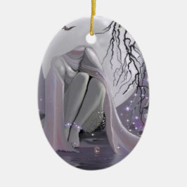 Adorno De Cerámica ¡Dormido de la luna!