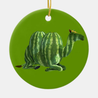 Adorno De Cerámica Dos camellos melones