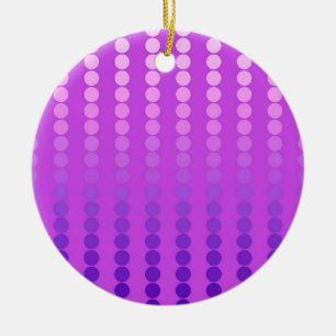 Adorno De Cerámica Dosis de satén - violeta y orquídea