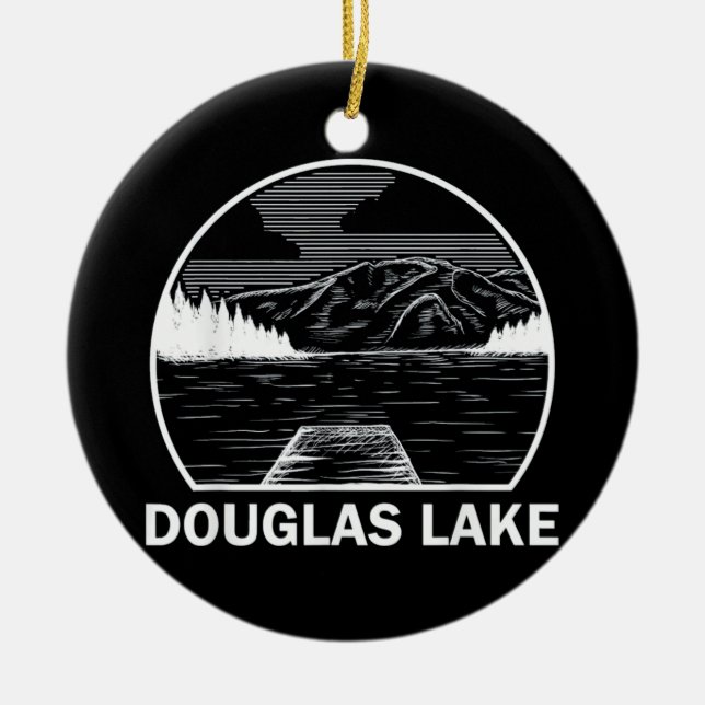 ADORNO DE CERÁMICA DOUGLAS LAKE TENNESSEE (Frente)