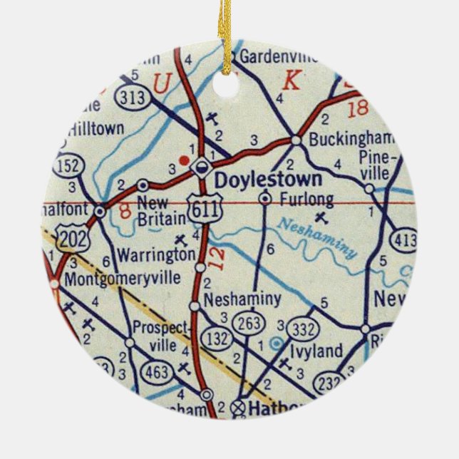 Adorno De Cerámica Doylestown PA (Atrás)