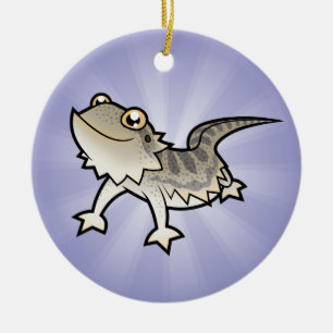 Adorno De Cerámica Dragón barbudo de dibujos animados / Dragón de Ran
