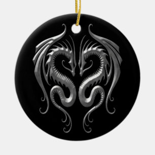 Adorno De Cerámica Dragones del hierro