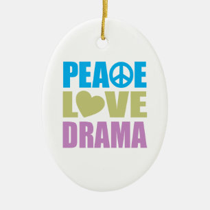 Adorno De Cerámica Drama del amor de la paz