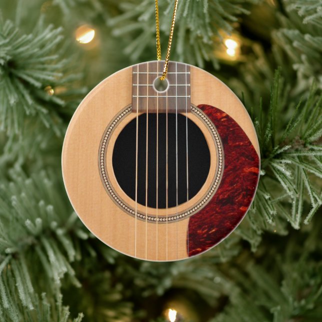 Adorno De Cerámica Dreadnought Acoustic 6 String Guitar (Árbol)