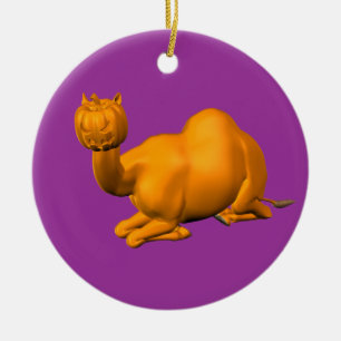 Adorno De Cerámica Dromedary Halloween
