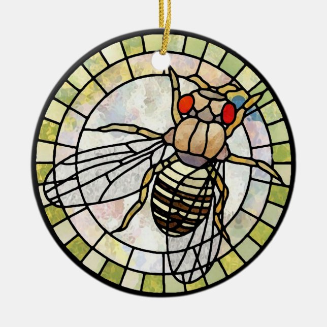 Adorno De Cerámica Drosophila (Frente)