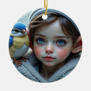 Adorno De Cerámica Duende de Navidad