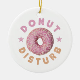 Adorno De Cerámica Dulce dulce de donut que altera la píldora y la me