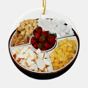 Adorno De Cerámica Dulces para Fondue de Chocolate