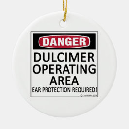 Adorno De Cerámica Dulcimer de área de operación