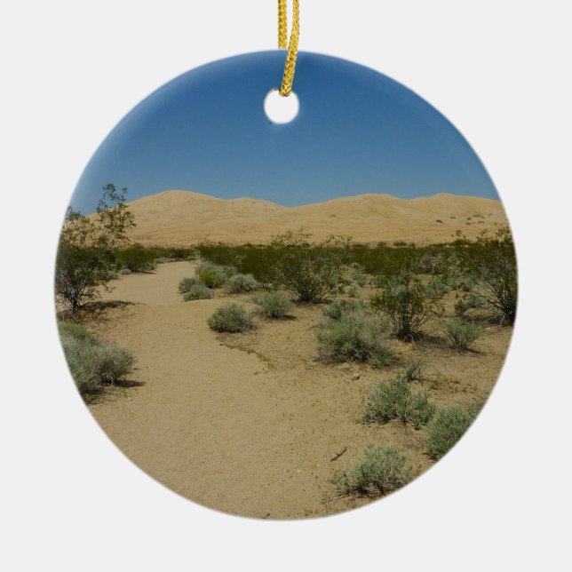 Adorno De Cerámica Dunas Kelso en el Parque Nacional Mojave (Frente)