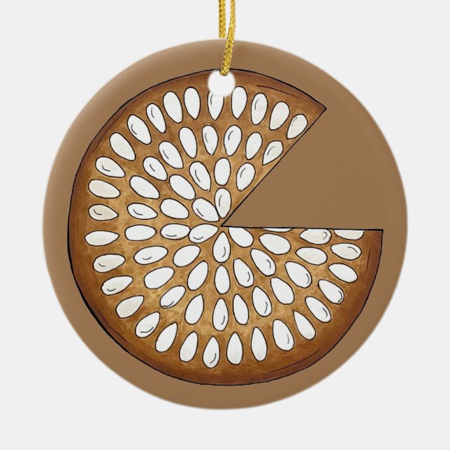 Adorno De Cerámica Dundee Cake Scotland Gastronomic Cake Cake (Frente)