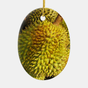 Adorno De Cerámica Durian Fruit