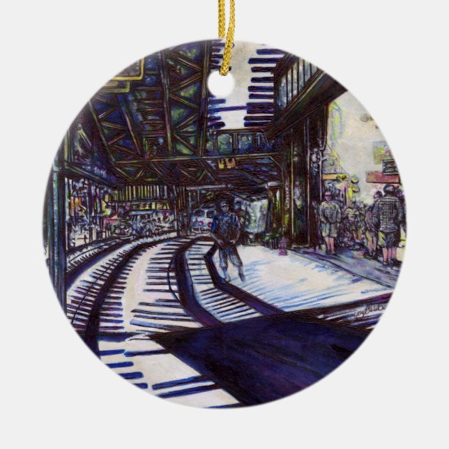 Adorno De Cerámica Dustar el piano (Frente)