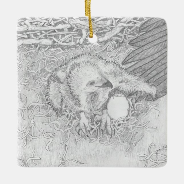 ADORNO DE CERÁMICA E14 PROTEGER LA VIDA SALVAJE DE HELLO A GOODBYE (Anverso)