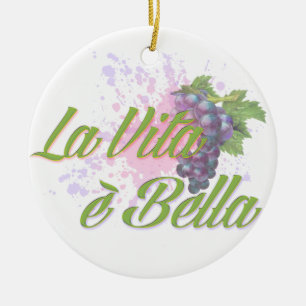 Adorno De Cerámica E Bella de Vita del La