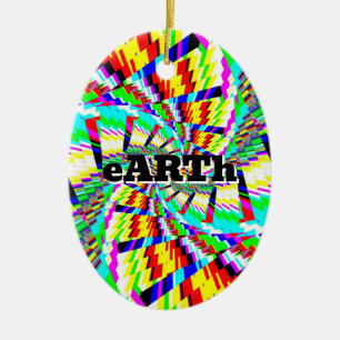 Adorno De Cerámica eARTh ( puede cambiar la palabra )