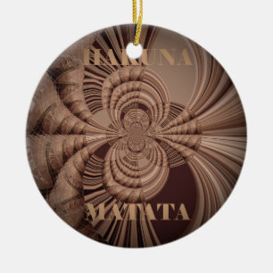 Adorno De Cerámica Earthy Hakuna Matata Art Print