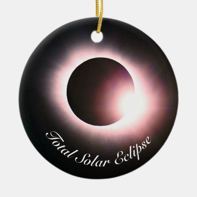 Adorno De Cerámica Eclipse solar total (Frente)