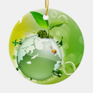 Adorno De Cerámica Ecología: la tierra es nuestra casa -