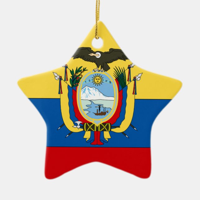 Adorno De Cerámica Ecuador (Frente)