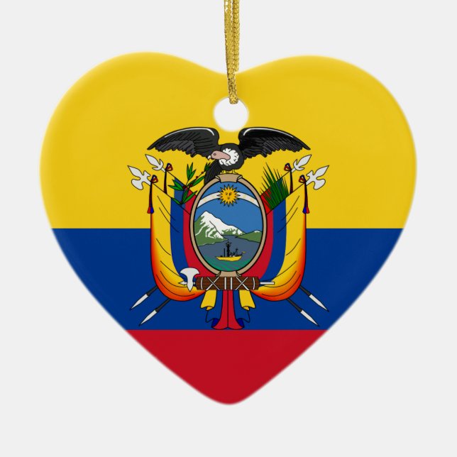 Adorno De Cerámica Ecuador (Frente)