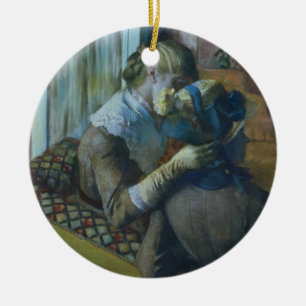 Adorno De Cerámica Edgar Degas el dos mujeres