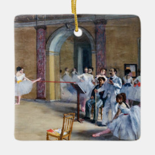 Adorno De Cerámica Edgar Degas - Foyer de baile, Ópera rue Le Peletie