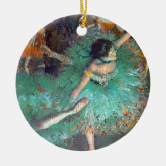 Adorno De Cerámica Edgar Degas - Las bailarinas verdes - Danza de bal