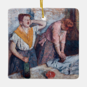 Adorno De Cerámica Edgar Degas - Mujeres planchando