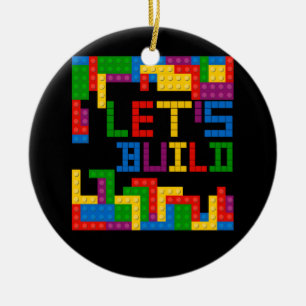 Adorno De Cerámica Edificio de ladrillo bloque Construyamos el Genera