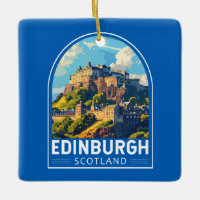 Edimburgo Escocia Viaje Arte Vintage