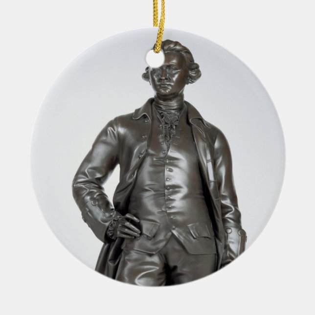 Adorno De Cerámica Edmund Burke (1729-97) 1865 (bronce) (Frente)
