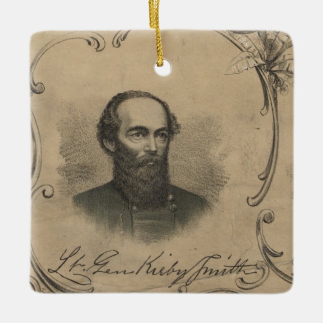 Adorno De Cerámica Edmund Kirby Smith (Anverso)