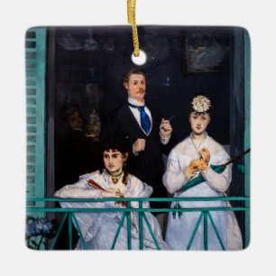 Adorno De Cerámica Edouard Manet - El Balcón / Le Balcon