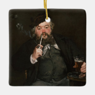 Adorno De Cerámica Edouard Manet - Un buen vaso de cerveza / Le bon b