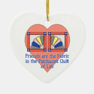 Adorno De Cerámica Edredón de la amistad