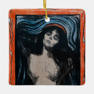 Adorno De Cerámica Edvard Munch - Madonna Litografía