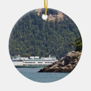 Adorno De Cerámica EE. UU., WA. Washington State Ferries