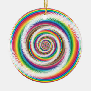 Adorno De Cerámica Efecto arco iris