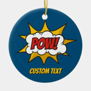 Adorno De Cerámica Efecto de sonido de comic