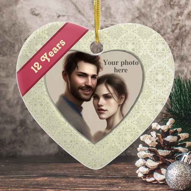 Adorno De Cerámica Efecto seda 12º aniversario: Añadir una foto (Subido por el creador)