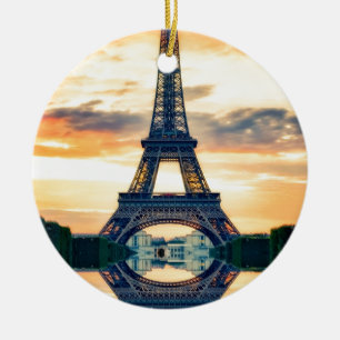 Adorno De Cerámica Effel Tower Paris Evending European Travel