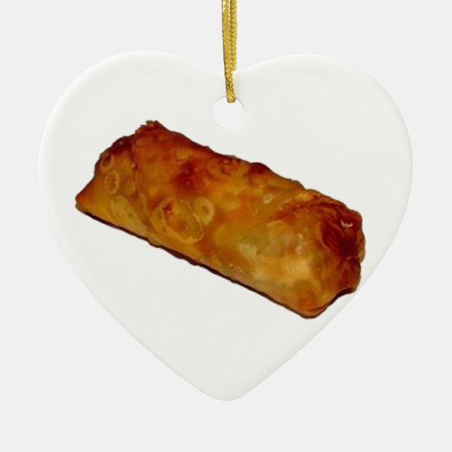 Adorno De Cerámica Eggroll (Frente)