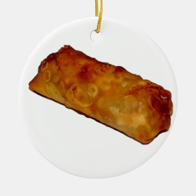 Adorno De Cerámica Eggroll (Frente)