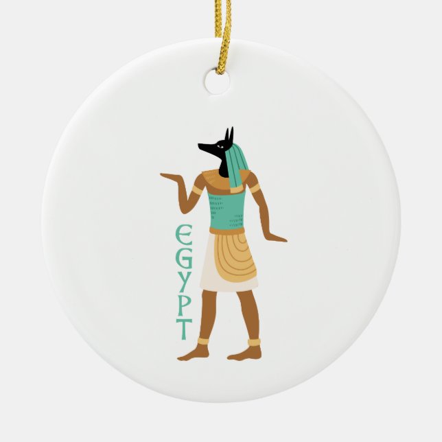 Adorno De Cerámica Egipto (Frente)