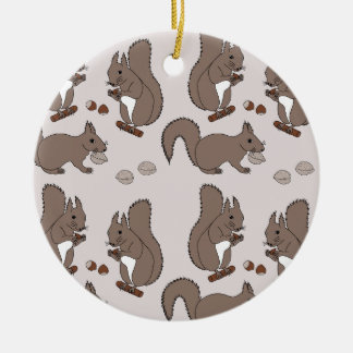 Adorno De Cerámica Eichhörnchen Desgin dunkel